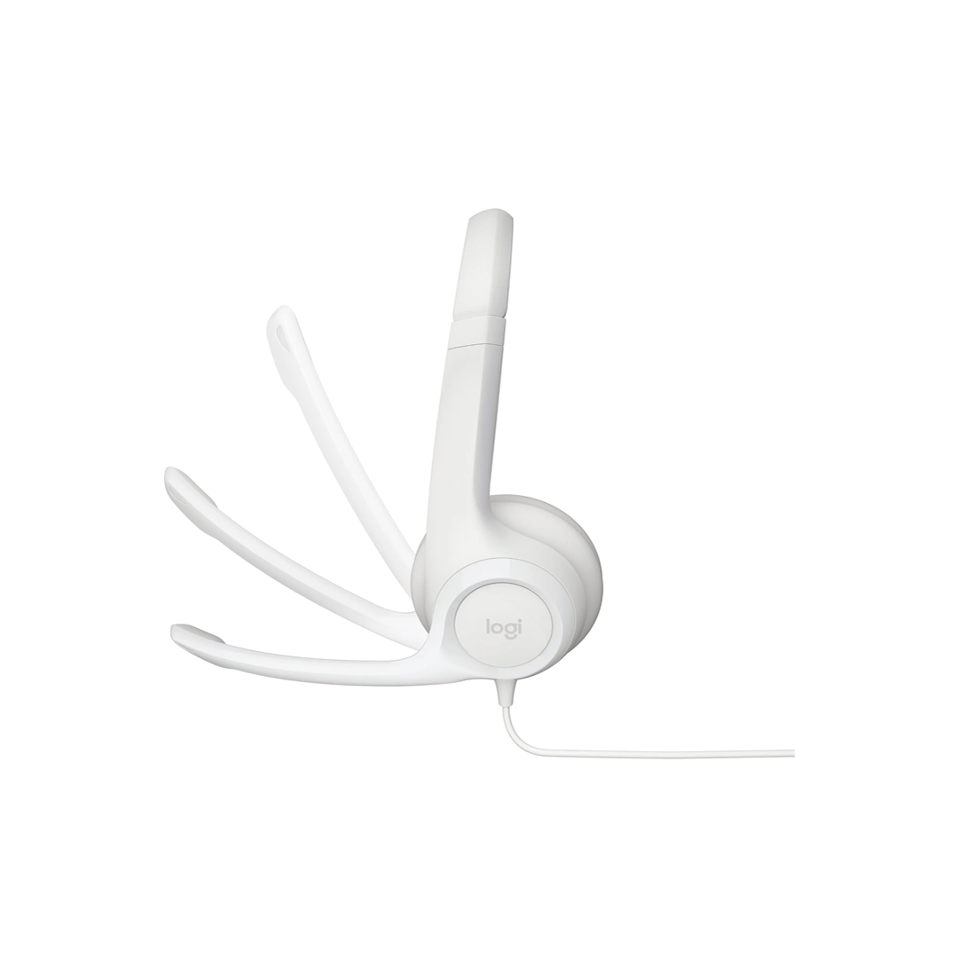 Logitech H390 Corded Headset - Off White in Qatar Logitech H390 Corded Headset - Off White in Qatar